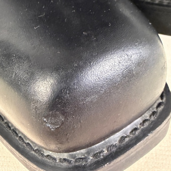 Harley-Davidson Boots Men's SZ US10 EU43 Harness Motorcycle Pull-On Black Heavy - Picture 5 of 14